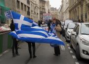 Solidarité avec la Grèce, 18 février 2012 - Ca passe par une rue étroite