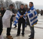 Solidarité avec la Grèce, 18 février 2012 - Rassemblement au Trocadéro 10
