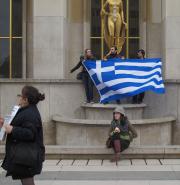 Solidarité avec la Grèce, 18 février 2012 - Rassemblement au Trocadéro 15
